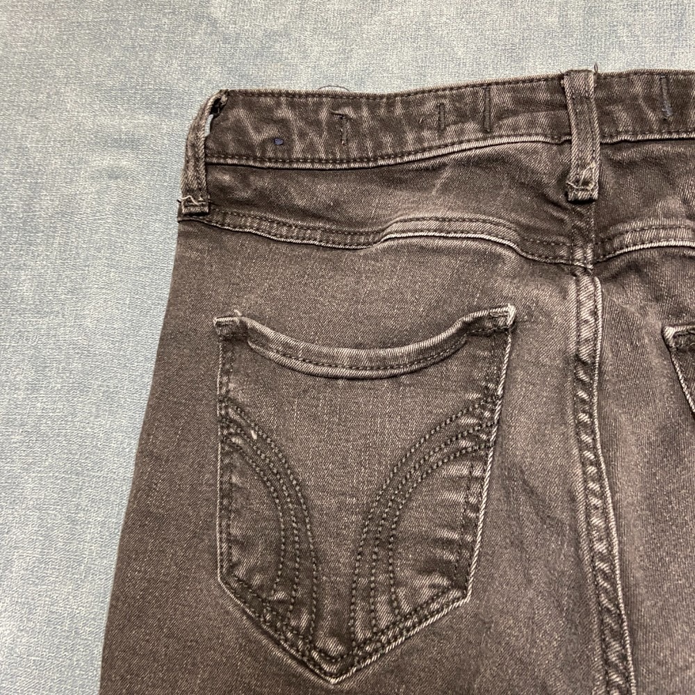 Hollister High Rise Super Skinny Jeans Womens 7S 28x28 Black Classic Stretch - Picture 14 of 14
